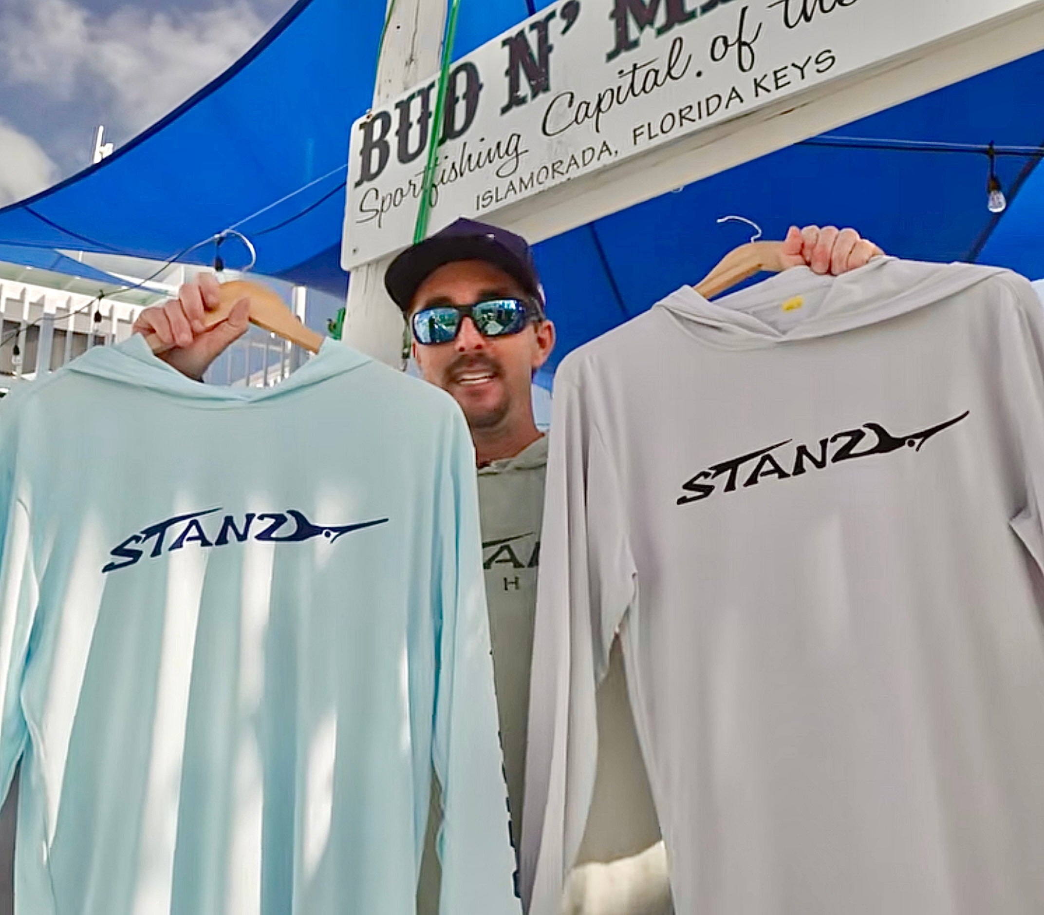 Stanz Sword Logo Hooded Performance Shirt