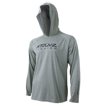 Hooded Long Sleeve Cationic Performance Shirt - STANZ Logo