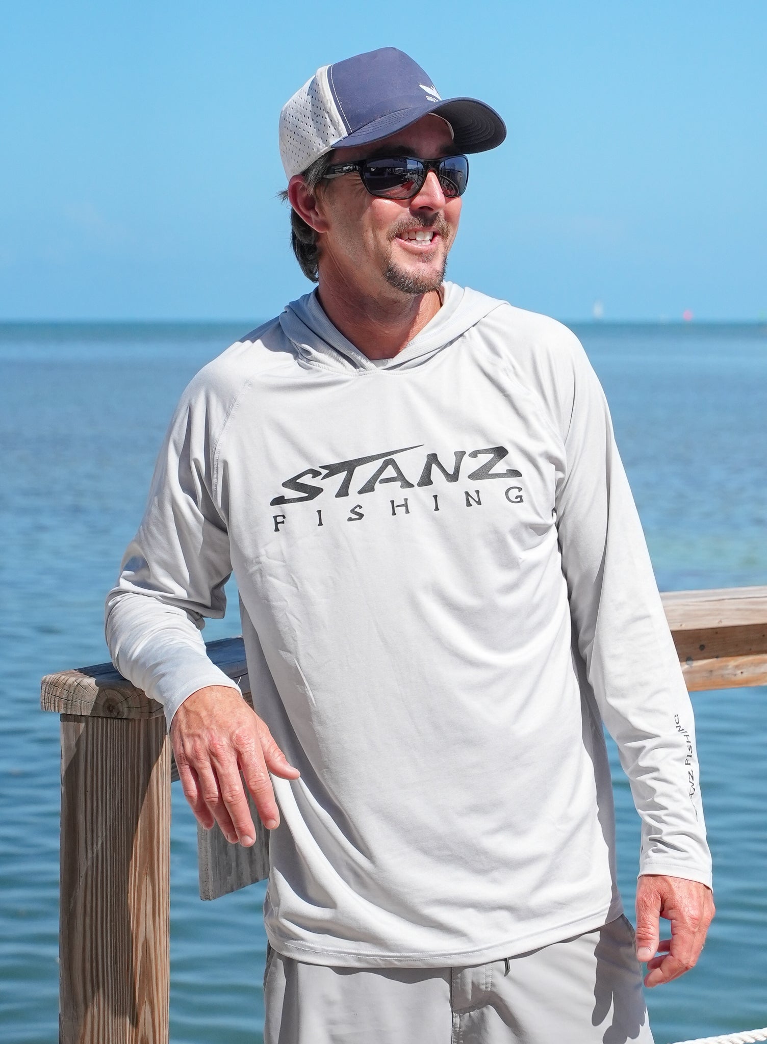Hooded Long Sleeve Cationic Performance Shirt - STANZ Logo Hooded Long Sleeve Cationic Performance Shirt - STANZ Logo