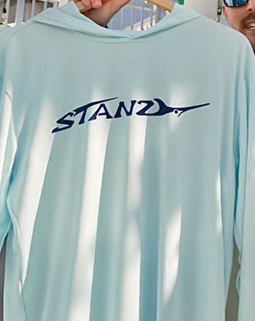 Stanz Sword Logo Hooded Performance Shirt